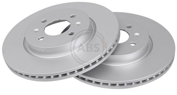 2X Bremsscheibe Vorne Abs 18329 FÜR Hyundai Kia-image