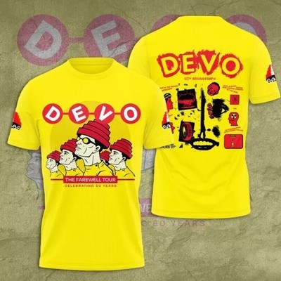 DEVO 50th Anniversary Tour AOP 3D T-shirt Size S-5XL PA557