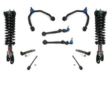 89-97 Thunderbird Upp Low Control Arms Inn Out Tie Rod Coil Spring Struts 10Pc