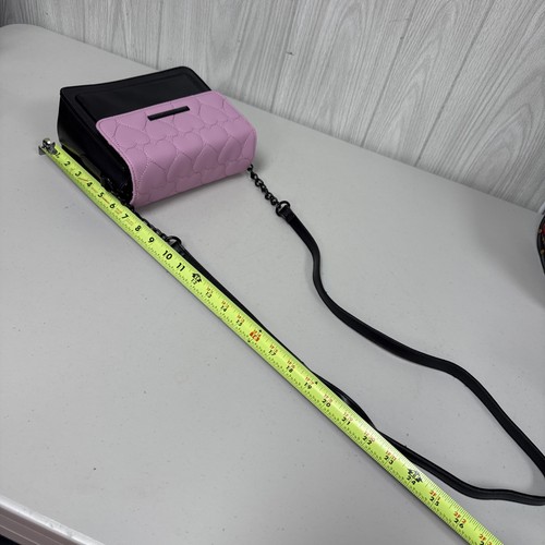 Betsey Johnson LBDORI Luv Betsey Umhängetasche gesteppte Herzen WUNDERSCHÖN! - Bild 15 von 18