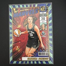 2025 Donruss WNBA Blue Press Proof Net Marvels #7 Sabrina Ionescu