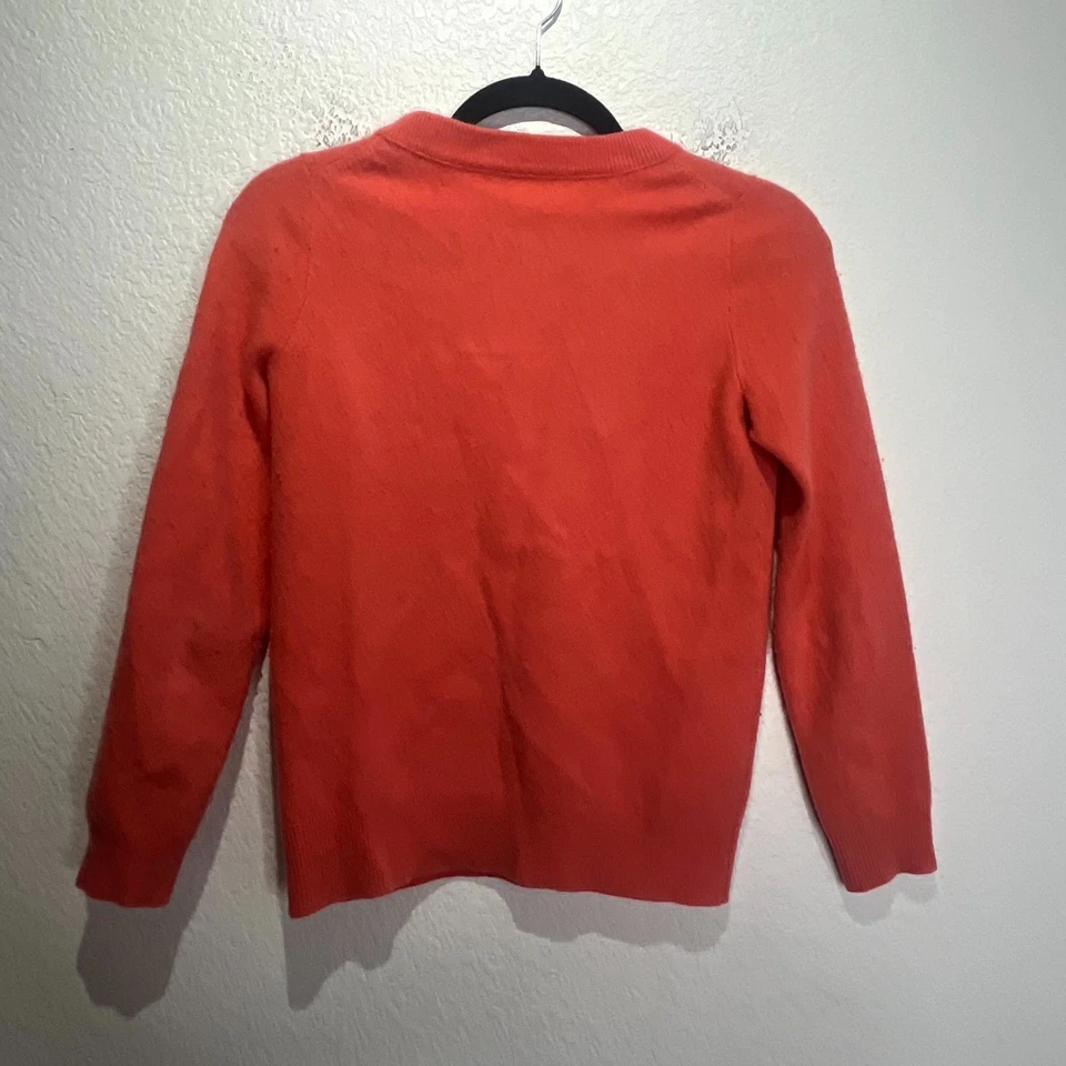 Suéter Para Mujer Enzo Mantovani Pequeño Rojo Cachemira Tejido Apretado Acanalado Ropa de Invierno Foto 2 de 4