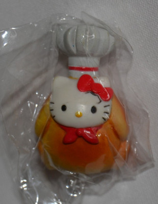 SELTEN Vintage 2007 Sanrio Hello Kitty Weihnachten Brathähnchen Maskottchen Charm - kein Riemen
