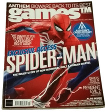 Games TM Magazine 203 Switch/ Ps4/Xbox 1 August 2018 Spiderman/ Same Day Post