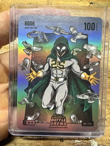 2026 Bo Jackson Battle Arena Silver Battlefoil Steel Rook SBF-110