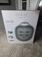 Estelle Foot Spa Pedicure Stress Relief Collapsible Tub with Massage Rollers