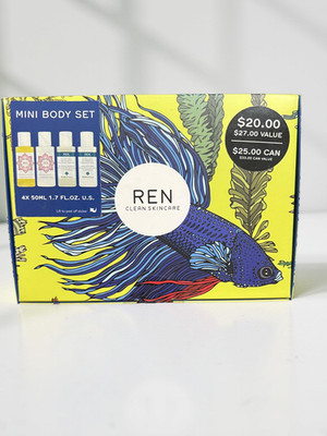 REN Clean Skincare Travel Body Care Gift Set Moroccan Rose & Atlantic Kelp ($27)