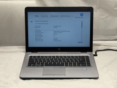 HP EliteBook 840 G4 Intel core i5-7200U @2.50GHz 12GB Laptop Computer No hdd - image 1 of 2