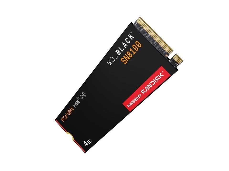 4TB* WD_BLACK™ SN8100 PCIe® 5.0x4 NVMe™ M.2 SSD - WDS400T1X0M-00CMT0 - Image 3 of 4