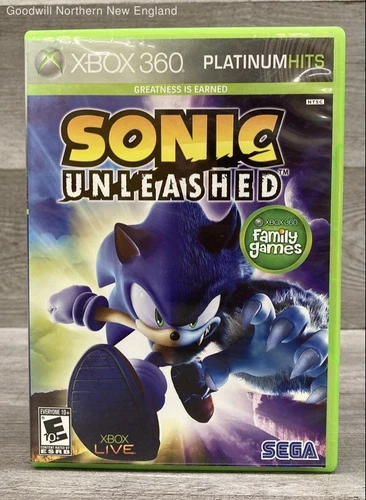 Sonic Unleashed Microsoft Xbox 360 Hedgehog Video Game IOB w/Manual Tested Works