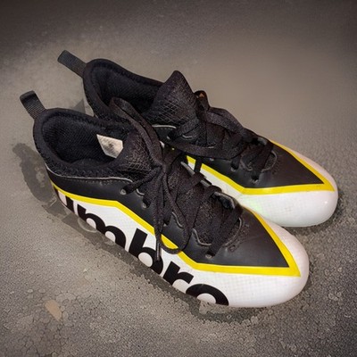 Umbro Soccer Cleats Kids 12C Black White Yellow Kids Shoes Boys Football