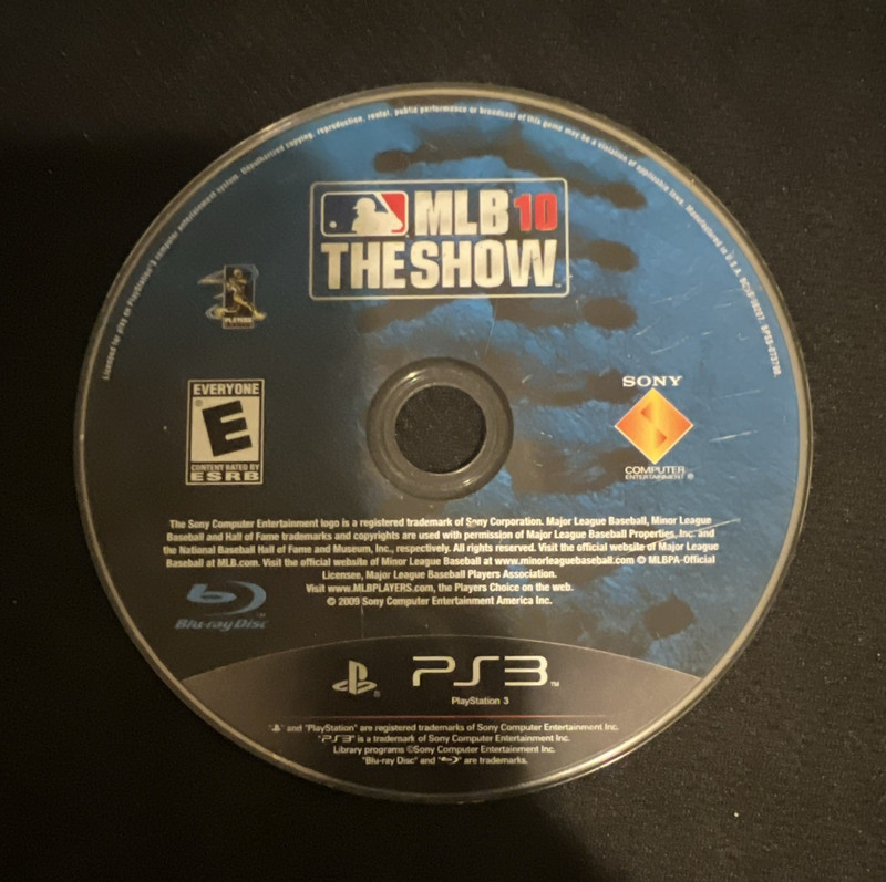 Sony Computer Entertainment MLB 10 The Show PS3 E 2010 Disc Only