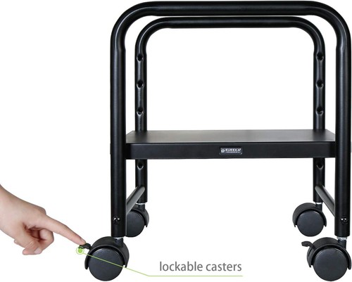 EUREKA ERGONOMIC Adjustable Computer Tower Stand with Locking Casters, #R020 - Afbeelding 3 van 5