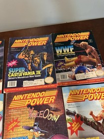 Huge Vtg Nintendo Power Magazine Lot w Posters NES SNES  Castlevania