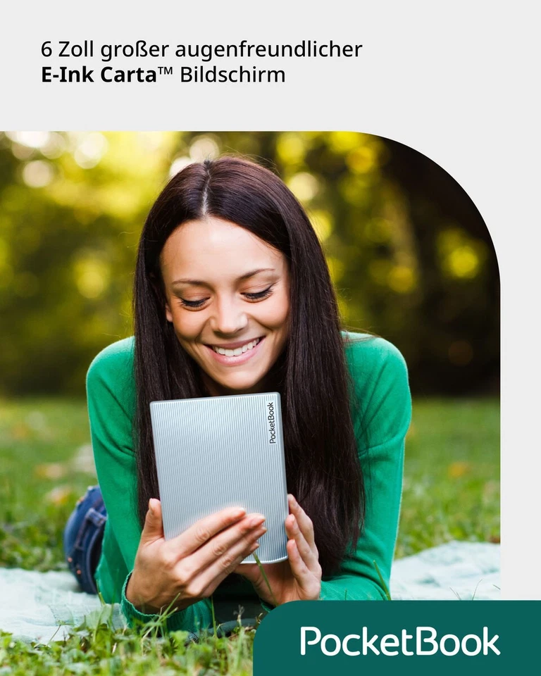 PocketBook Verse Grey 8 GB eBook-Reader 6" DACH-Version eINK Touch USB-C Wi-Fi - Bild 3 von 4