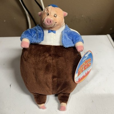 Disney Store Chicken Little Runt of the Litter Stuffed Plush Pig New with Tag 8''