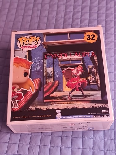 FUNKO POP MUSIC ROCKS CINDY LAUPER COVER ALBUMS 32 VINYL FIGURE NEW! - Foto 2 di 5