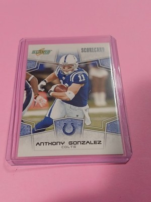2008 Score - Anthony Gonzalez #132 Scorecard /649