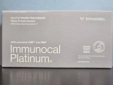 Immunotec Immunocal Platinum Glutathione Precursor 30 Pouches - New! Exp 8/2027