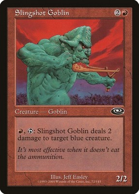 MTG Magic the Gathering Slingshot Goblin (72/146) Planeshift MP