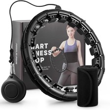 Weighted Fit Hoop Plus Size with Extra Sweat Belt for Adult Weight Loss, 32 D...