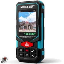 330Ft Rechargeable Laser Distance Meter with  Waterproofing for Outdoors