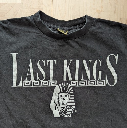 Last Kings schwarzes T-Shirt ägyptische Grafik Gr. Medium Hip Hop Pharao - Bild 2 von 9