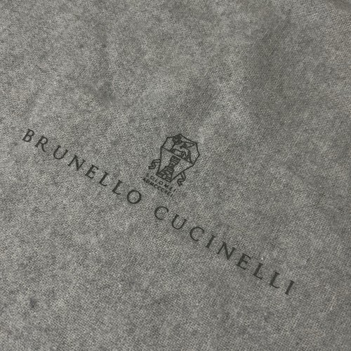 Brunello Cucinelli Large Dust Bag Set of 2 for Long Boots 35x67cm Gray garments - Picture 3 of 6