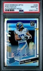 2023 PANINI DONRUSS OPTIC AUTO HOLO #238 PUKA NACUA ROOKIE RC 38/150 PSA 10