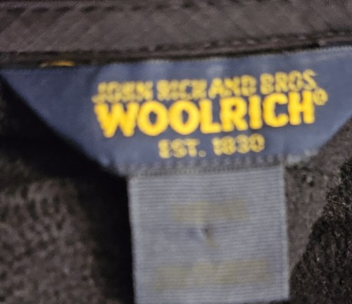Vintage John Rich And Bros WOOLRICH Full Zip Jacket 100% Wool Mens L Made USA - Picture 5 of 6