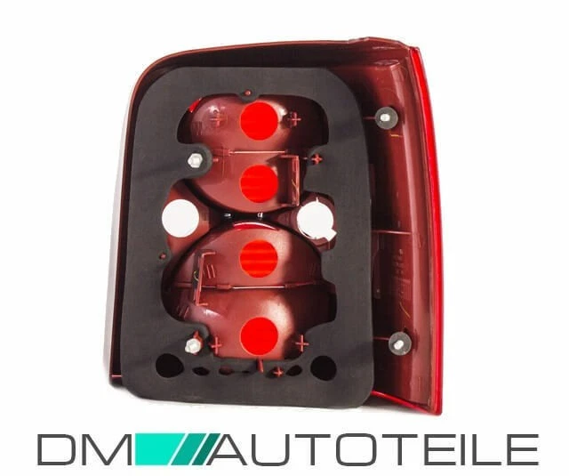 für VW Passat 3B6 Variant Rückleuchten Set Links & Rechts Rot Weiß +10x Birnen - Bild 2 von 4