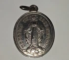 Antique Irish Solid Silver Religious Medal by Egan of Cork