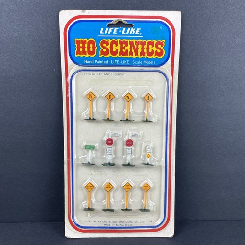 Señales de calles y autopistas de colección realistas escala HO 01115 SELLADAS | Zustand: New