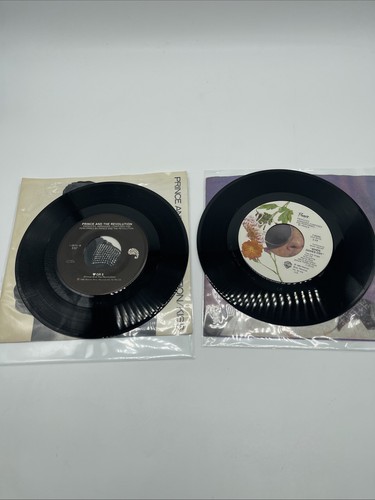 2 PRINCE 45 RPM SCHALLPLATTEN VINYL VINTAGE WHEN DOVES CRY + KISS 1984 RETRO - Bild 5 von 5