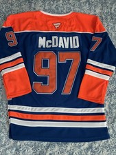 Connor McDavid Edmonton Oilers Adult Large 52 Jersey NHL Fanatics