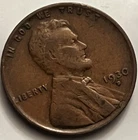 1930-D Lincoln Wheat Cent Denver Mint Circulated Good Detail Rim Nick JC1700