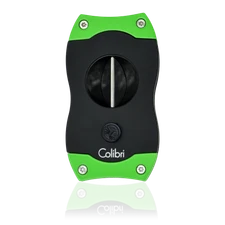 Colibri V-CUT Cigar Cutter - Black and Green