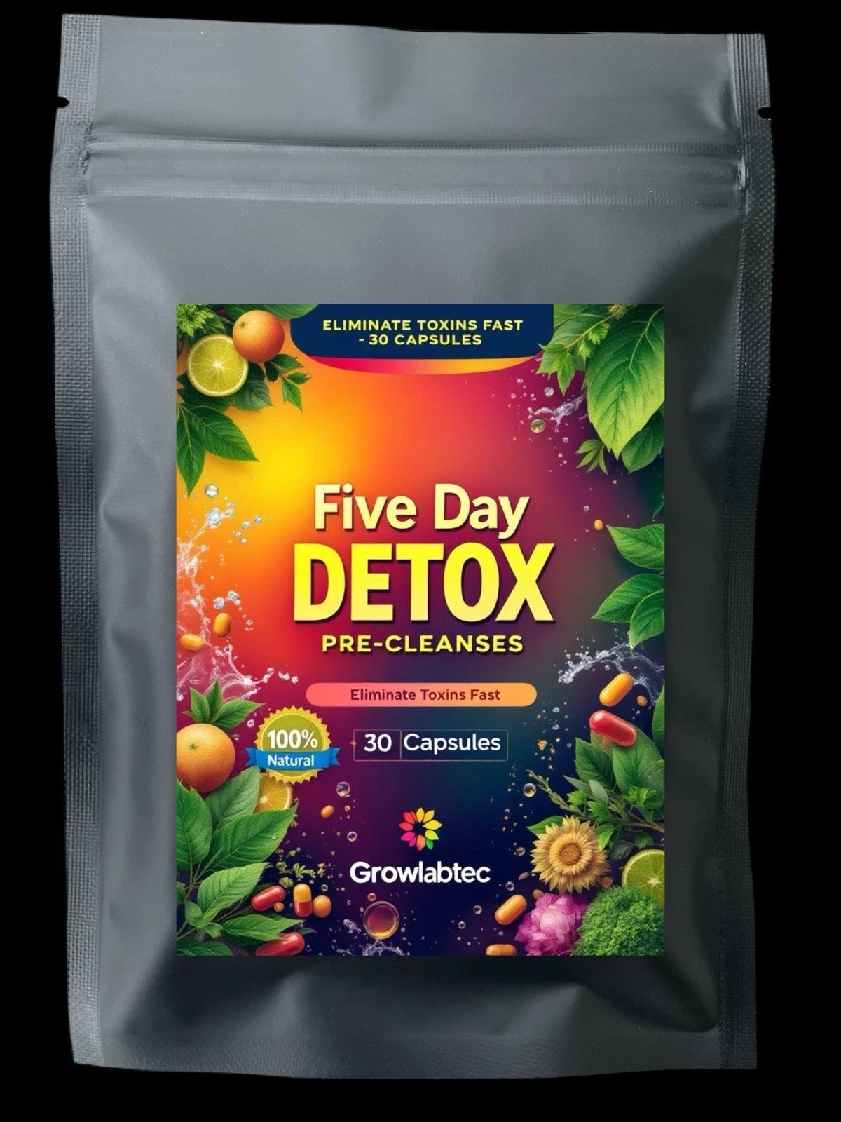 THC Detox - Five Day Detox Cleanse - Herbal Formula - Eliminate Toxins Fast