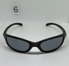 Bugaboos A58 Suspect Black Wrap Sunglasses Dark Lenses Sporty Vintage Style