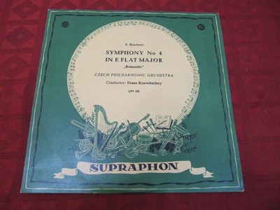 LP Frank Konwitschny Bruckner Symphony No 4 in E Flat Major 1 st von 2  Record