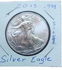 2015 American Silver Eagle 1 oz .999 Fine Silver Dollar