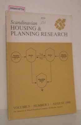 Scandinavian Housing & Planning Research Volume 5 * Number 3 * August 1988