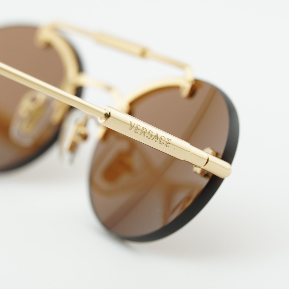 New Versace VE2295 1002/73 Gold/Brown 56-16-145 Sunglasses  display picture 3