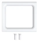 White Two-Way Handle Replacements for Coleman Coolers