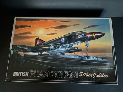 Fujimi 1/72 British Phantom FG.1 'Silver Jubilee' #7AH6 box open parts sealed