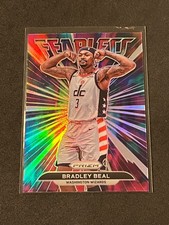 2021-22 Panini Prizm Basketball Bradley Beal Fearless Silver Prizm #5