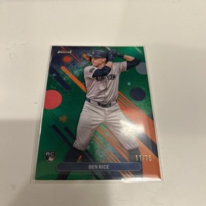 2025 Topps Finest Ben Rice Green Common RC /75