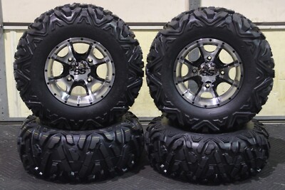 KAWASAKI MULE 4010 25'' QUADKING ATV TIRE & COBRA M/B WHEEL KIT KAW11K BIGGHORN