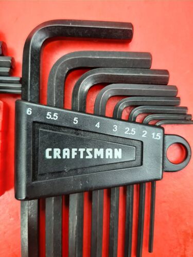 NEW CRAFTSMAN TOOLS 44 Piece SAE & METRIC MM Allen / Hex Key Wrench Set - Picture 3 of 7