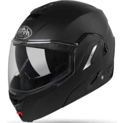 AIROH REV 19 P/J FLIP FRONT MODULAR MOTORRADHELM UNI MATT SCHWARZ